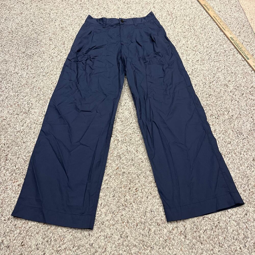 NEW Madewell Everyday Trouser in Poplin 00 Navy Blue Preppy Classic Casual